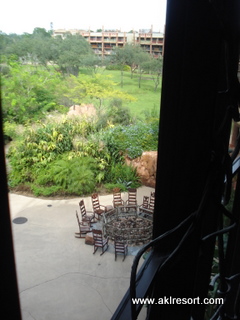 Storytelling area and arusha savana